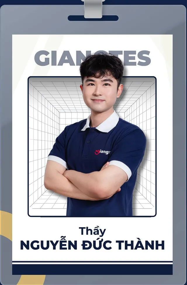 Thầy Đức Thành — giáo viên GiangTES
